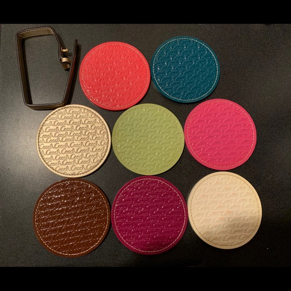 Coach Other - Brand New Coach Leather Coasters